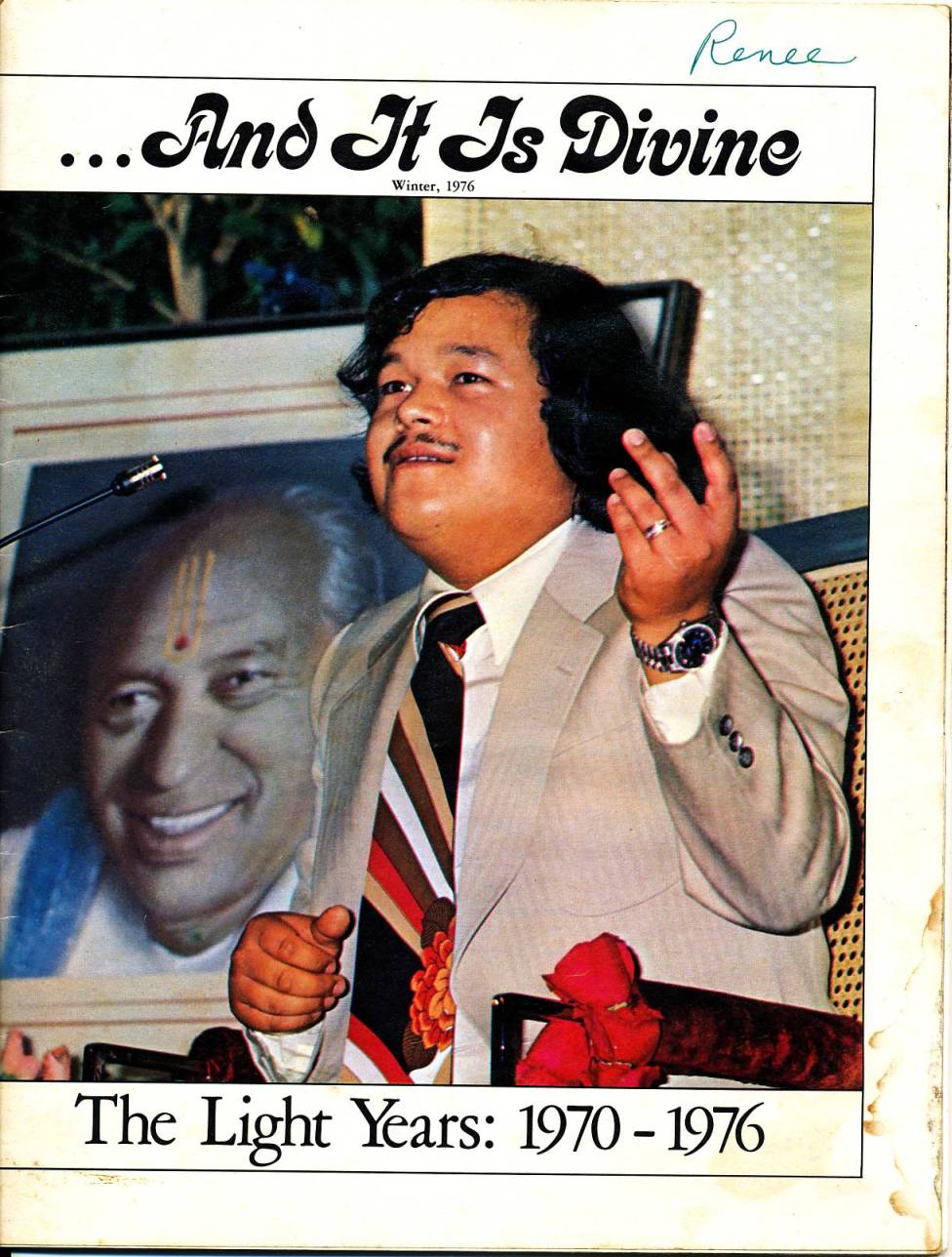 Prem Rawat (Maharaji) And It Is Divine Magazine, Volume III, Issue 4, Winter 1976 Cover