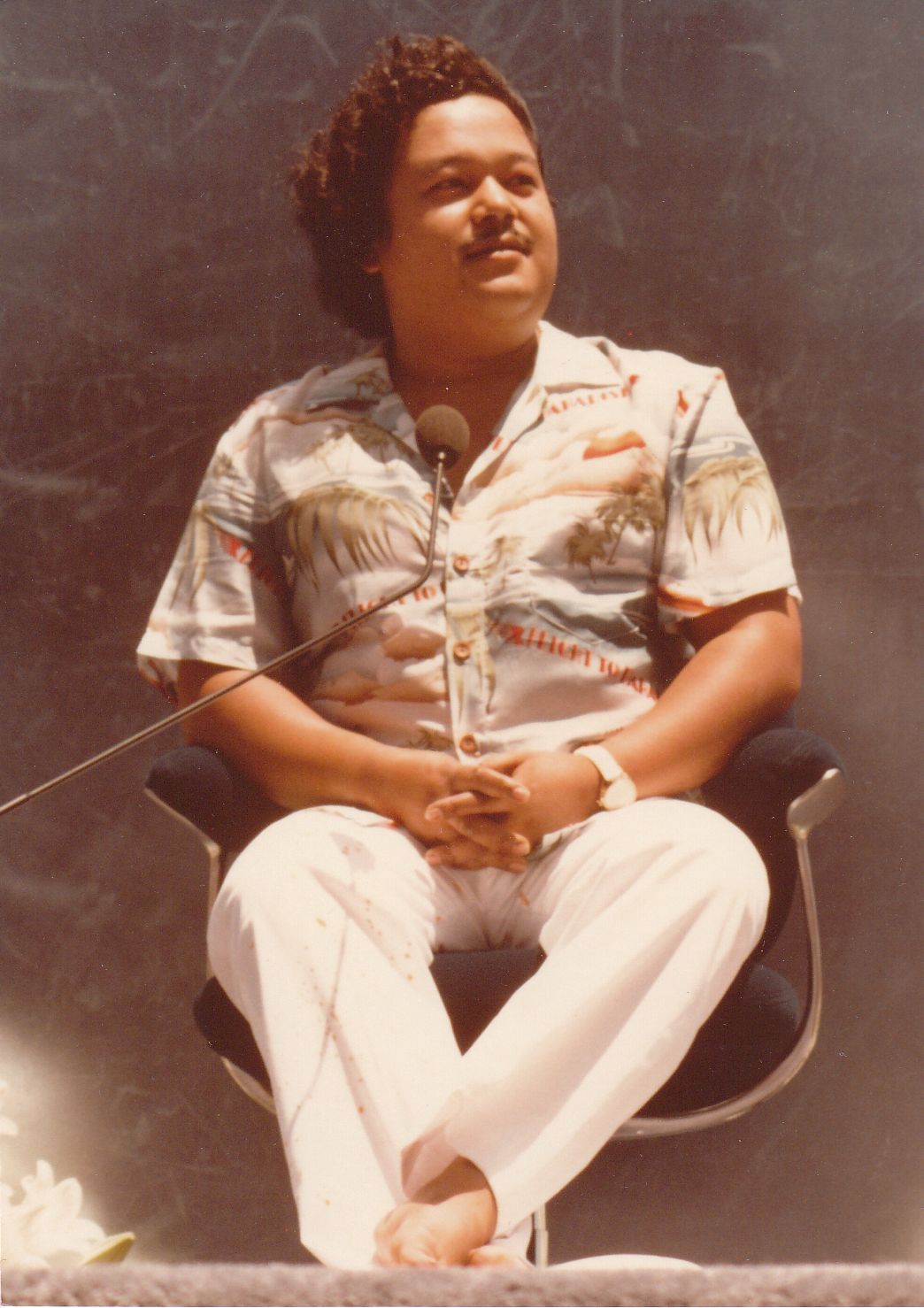 Prem Rawat (Maharaji) Photo On Stage In South America 1978