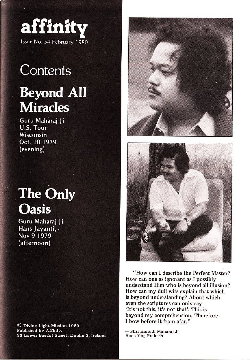 Contents - Affinity February 1980