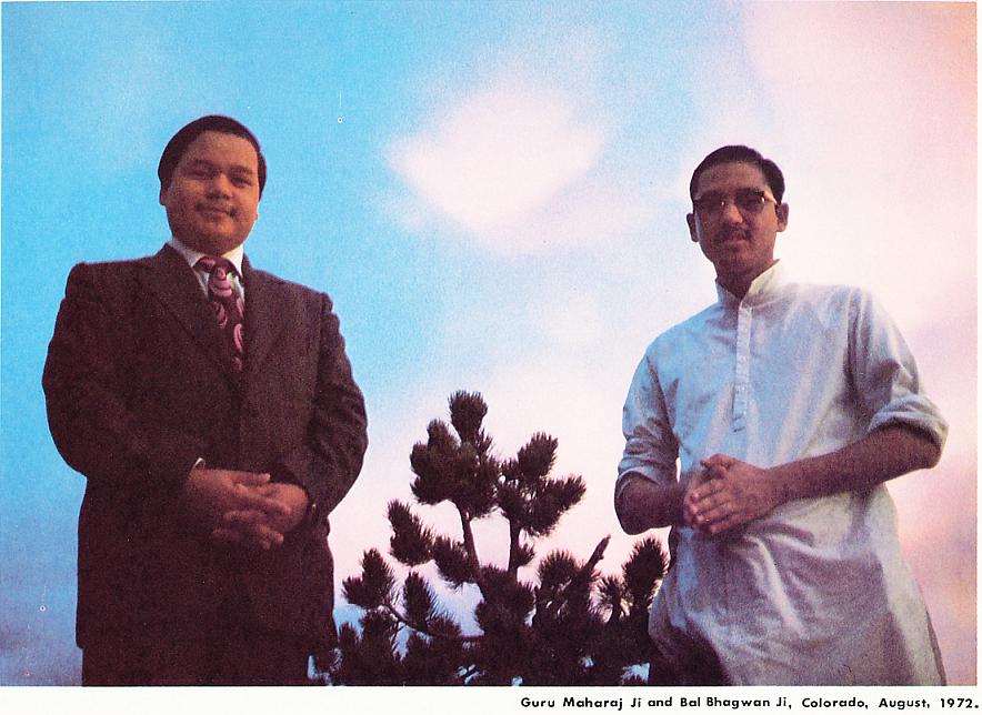 Guru Maharaj Ji and Bal Bhagwan Ji