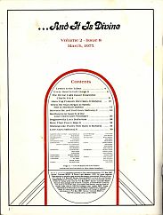 And It Is Divine magazine