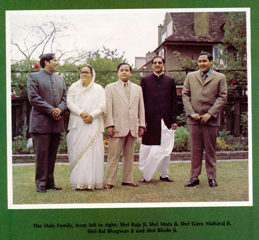Prem Rawat's  Holy Family 1972