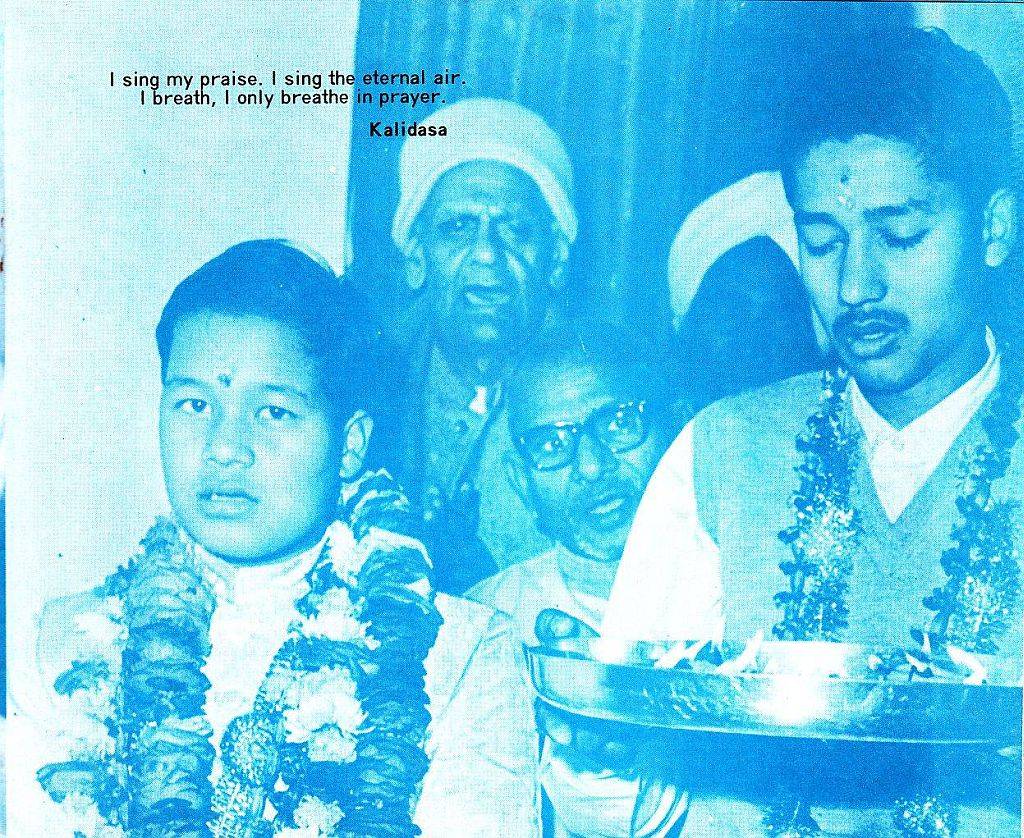 Mahatmas Ramanand (big ears) and Satyanand (very dark)