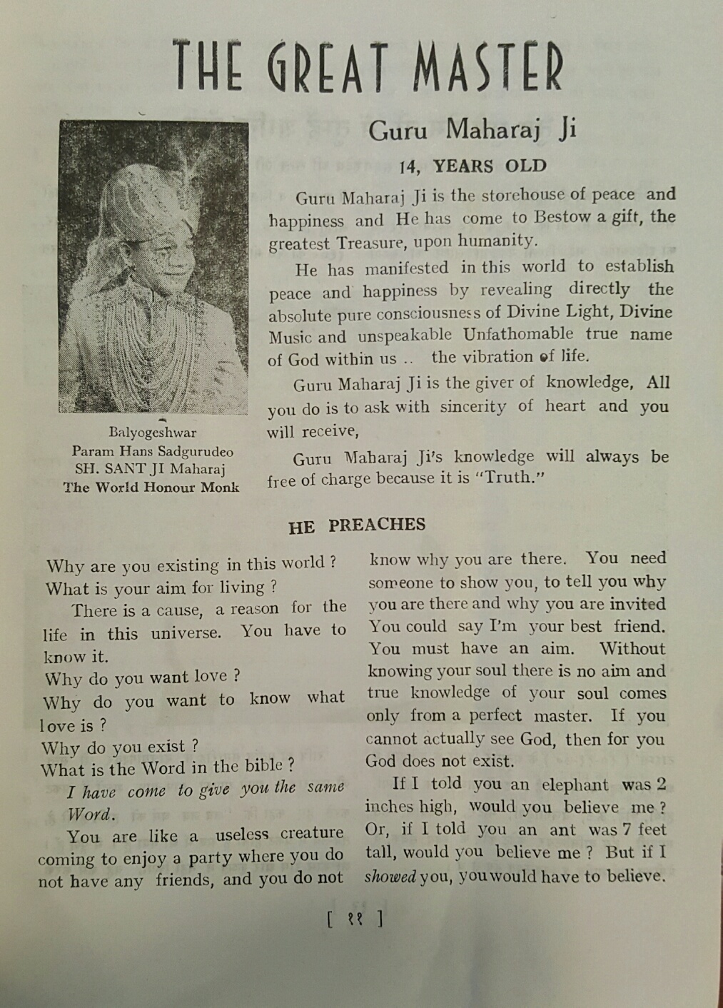 Prem Rawat aka Guru Maharaj Ji's Life and Career