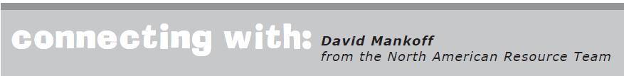 David Mankoff from the North American Resource Team