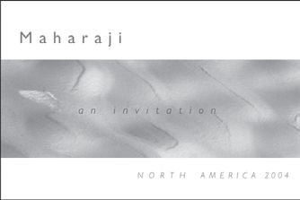 Maharaji event materials