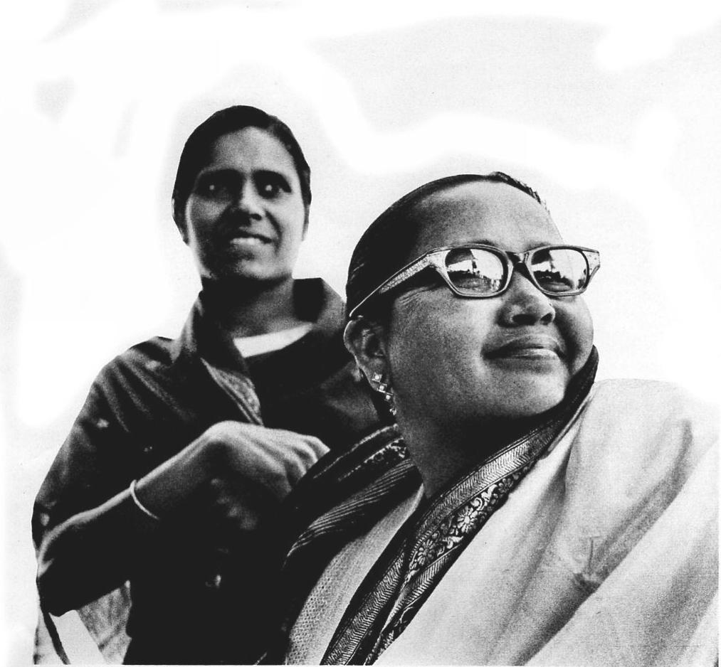 Mata Ji and Devotee