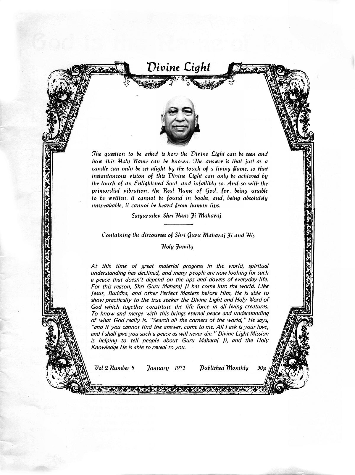 Divine Light magazine