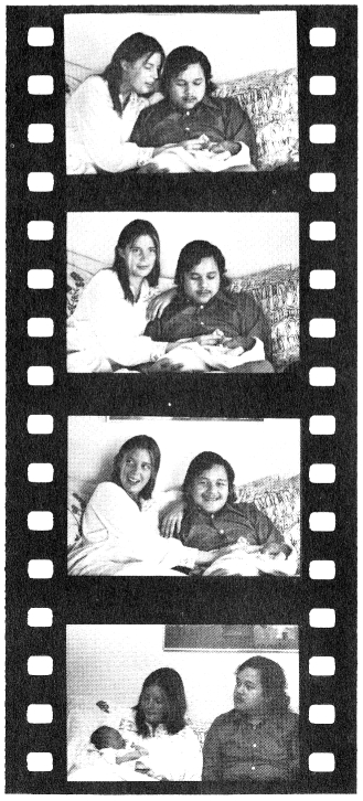 Prem Rawat aka Guru Maharaj Ji with Wife and Baby