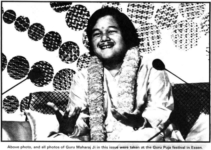 Prem Rawat aka Guru Maharaj Ji at the Guru Puja festival in Essen