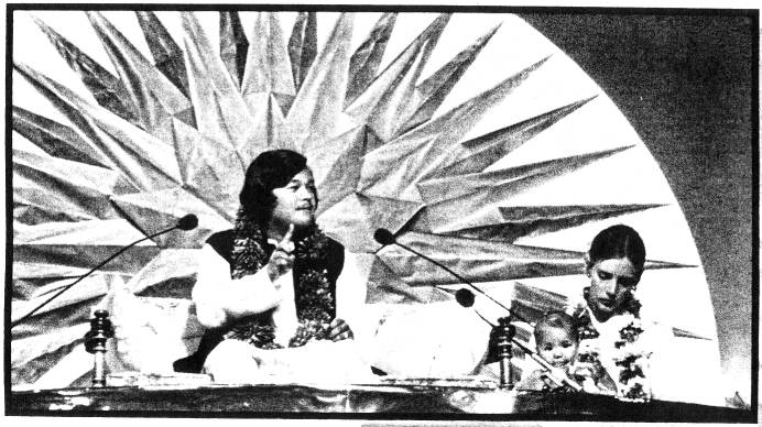 Prem Rawat aka Guru Maharaj Ji at the Guru Puja festival in Essen