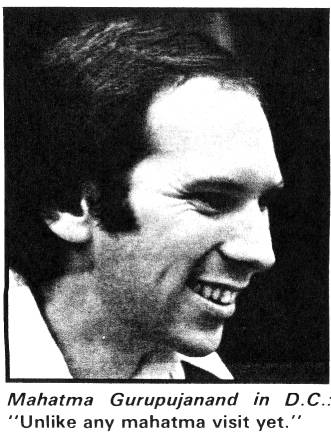 Mahatma Gurupujanand in D.C.: 'Unlike any mahatma visit yet.'