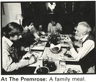 At The Premrose: A family meal.