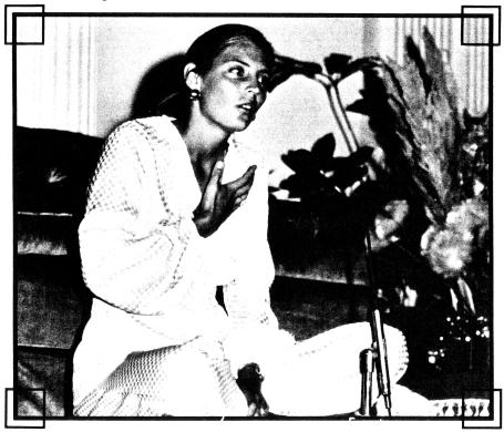 Marolyn Rawat At a Community Meeting