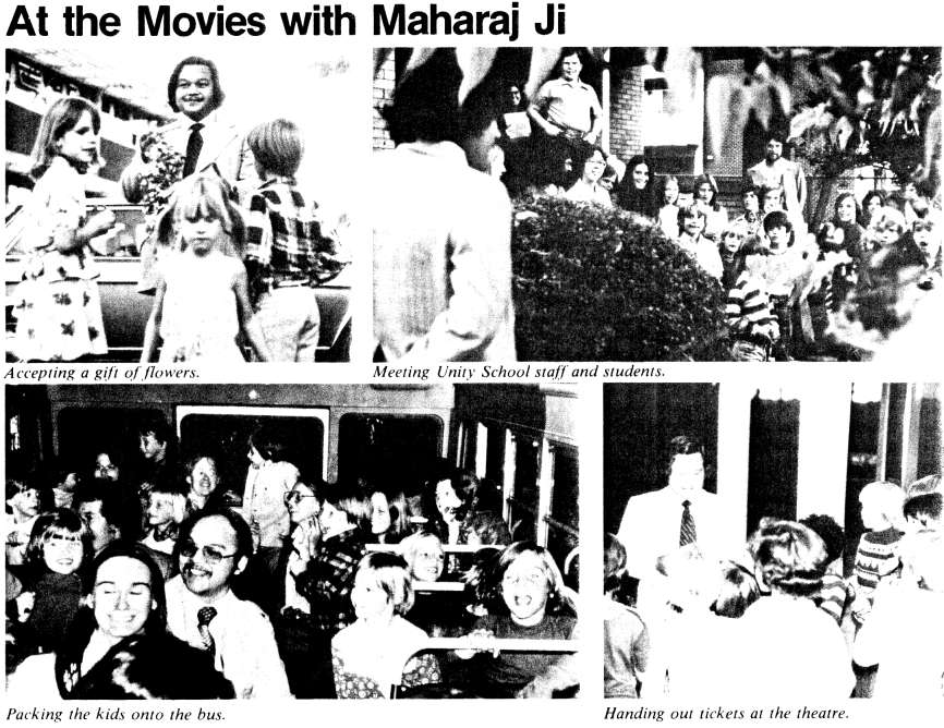 At the Movies with Maharaj Ji