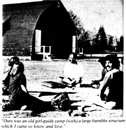 Ours was an old girl-guide camp (with) a large barnlike structure which I came to know and love