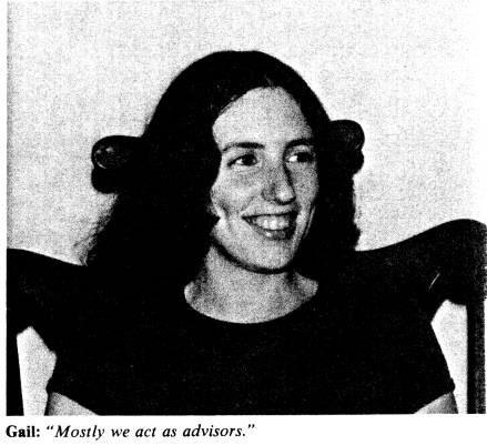 Gail: 'Mostly we act as advisors.'