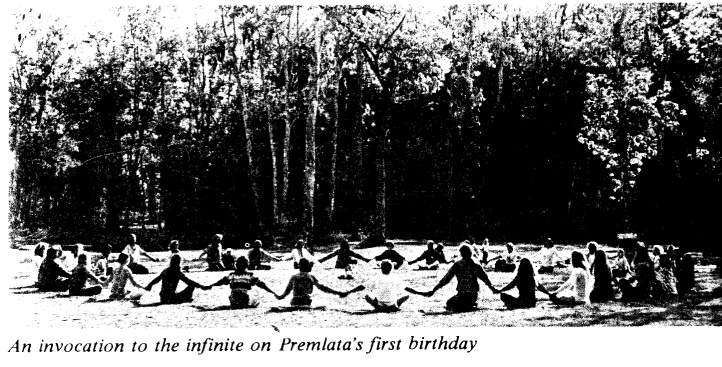 An invocation to the infinite on Premlata's first birthday