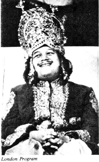 Prem Rawat (Maharaji) When He Was Guru Maharaj Ji, The Lord Of The Universe, London Program 1977