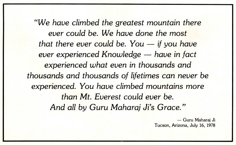 Prem Rawat aka Guru Maharaj Ji aka Maharaji
