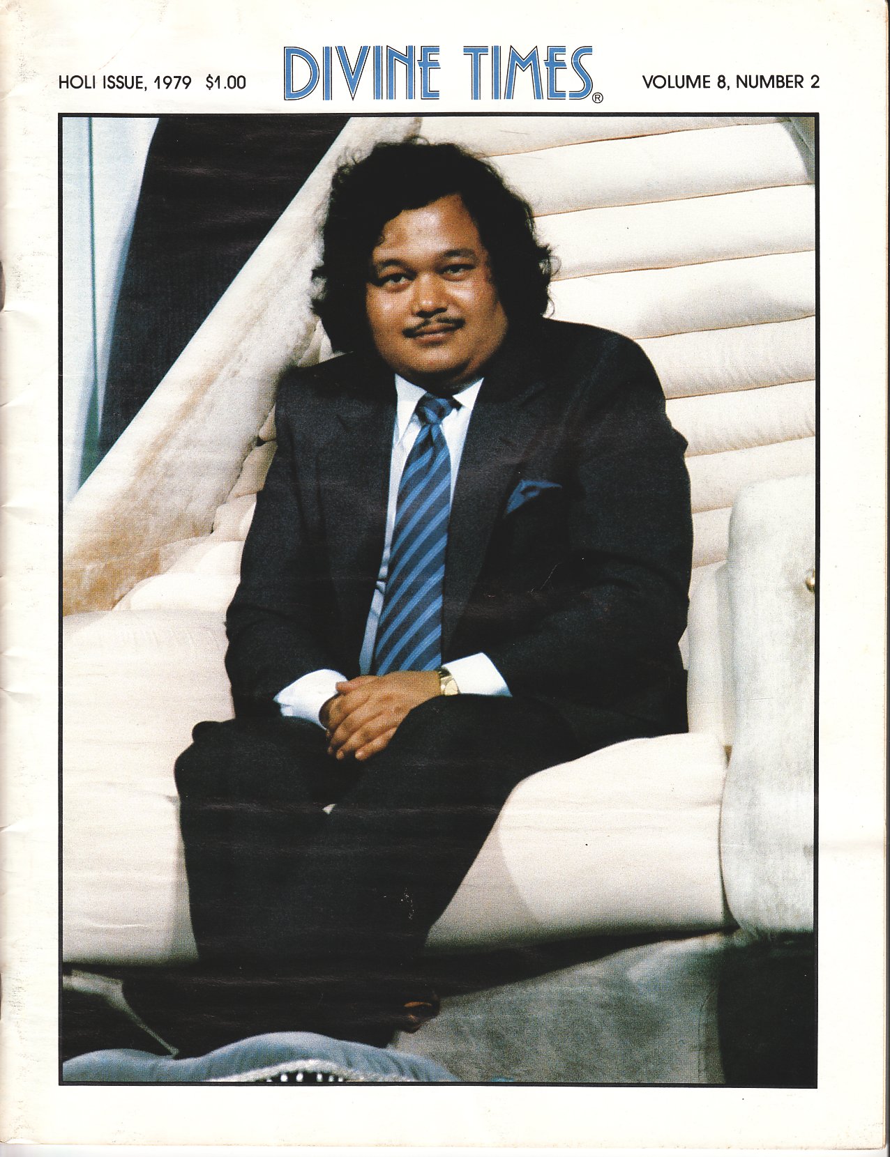 Prem Rawat Inspirational Speaker Divine Times Magazine Holi Issue, 1979 Volume 8, Number 2 Cover