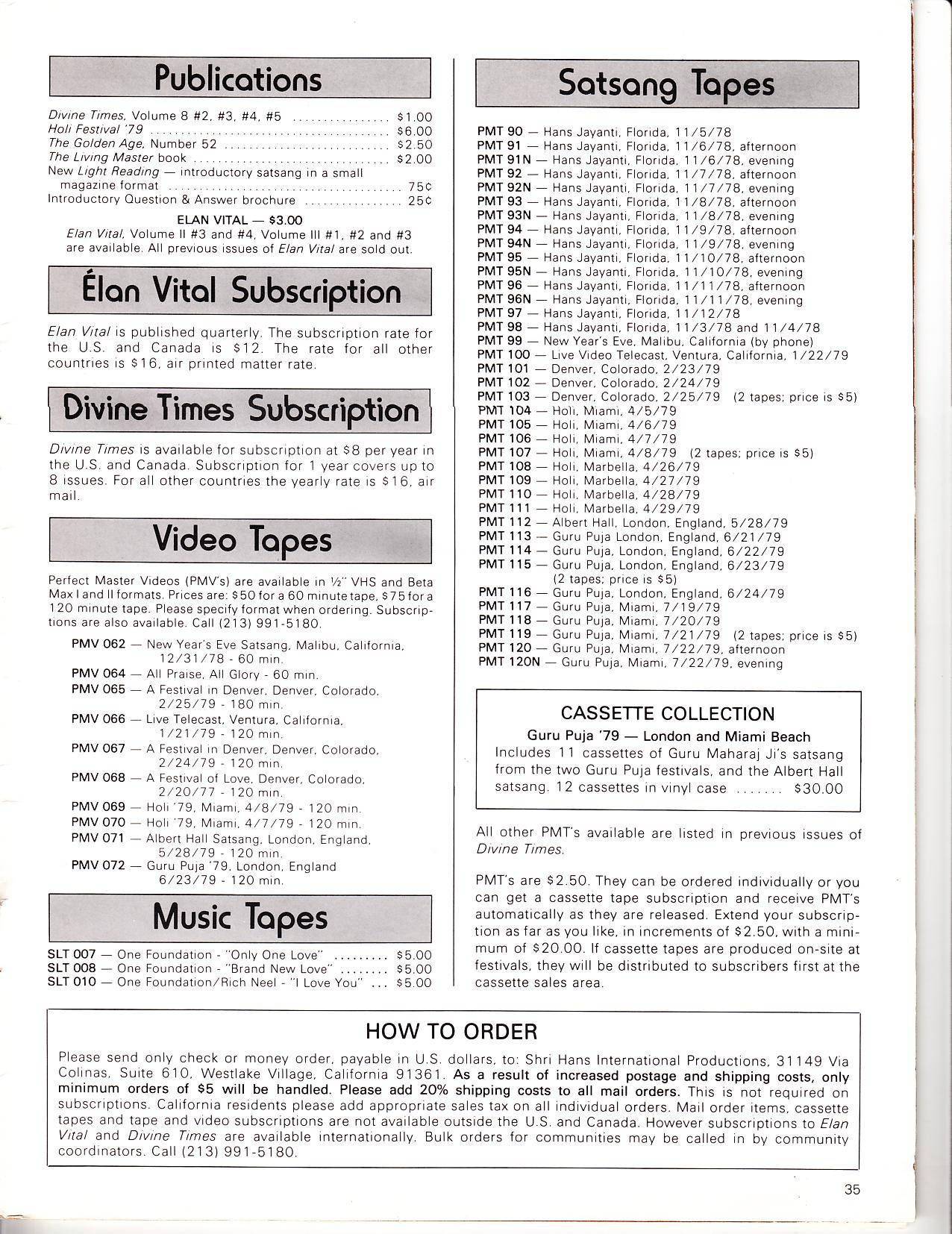 Prem Rawat aka Guru Maharaj Ji Products For Sale