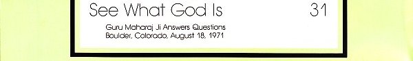 See What God Is