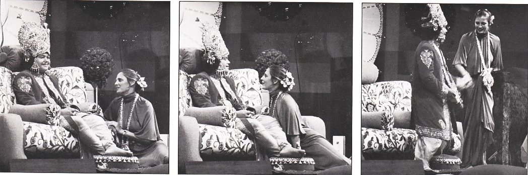 Prem Rawat (Maharaji) On Stage with Wife Durga Ji 1975