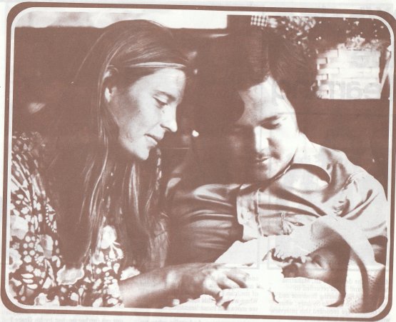 Prem Rawat aka (Guru) Maharaj Ji with their first child