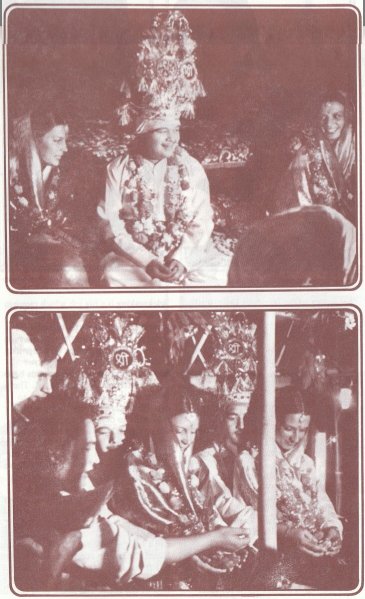 Prem and Raja Rawat marry their Western Trophy Brides in India 1975