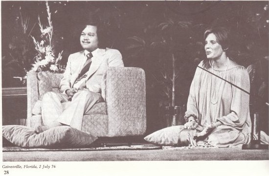 Prem Rawat aka Maharaji in Gainesville, Florida, 2 July 76