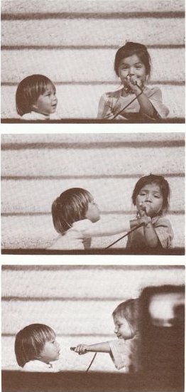 Prem Rawat's children on stage in 1978