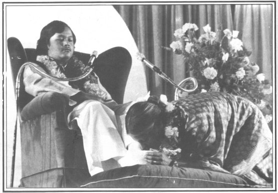 Kissing His Holy Lotus Feet