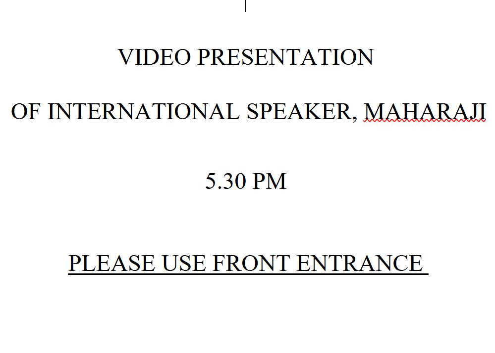 Door Sign 24th August 2004