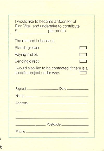 UK Elan Vital Sponsorship Card