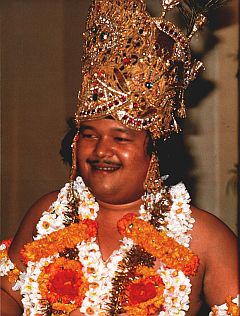 The Teenage Satguru Maharaji (Prem Rawat) Dressed as Krishna Backstage