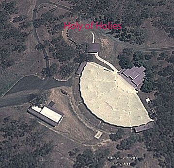 Birdseye view of the Holy of Holies at IRCC