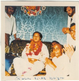 Mike Finch with Prem Rawat (Maharaji) and  and Mahatma Gurucharanand