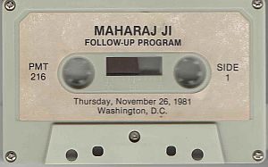 Prem Rawat aka Maharaji aka Guru Maharaj Ji Speechifying