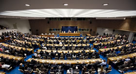 Maharaji at the UN in New York Prem Rawat at the UN in New York