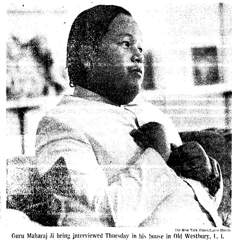 Newspaper Article re Prem Rawat aka Guru Maharaj Ji