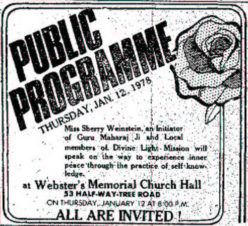 Newspaper Article re Prem Rawat aka Guru Maharaj Ji