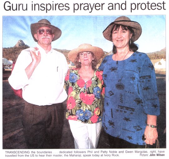 Guru inspires prayer and protest