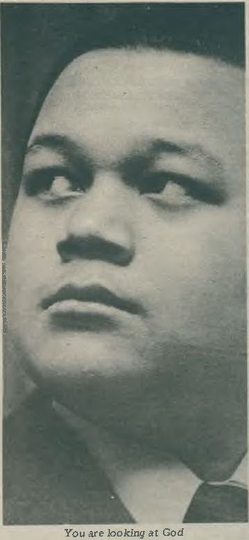 You are looking at God