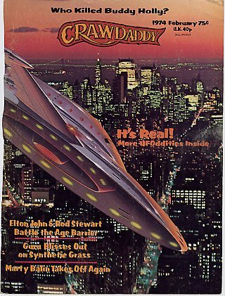 Crawdaddy Magazine - February 1974 magazine cover