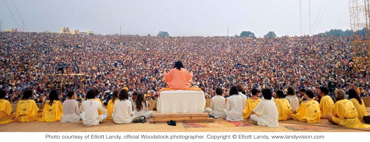Satchidananda at Woodstock