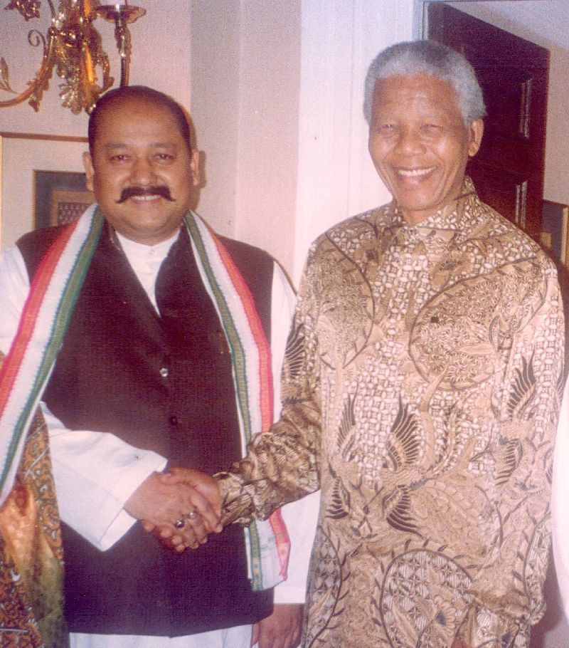 Satpal Maharaj and Nelson Mandela