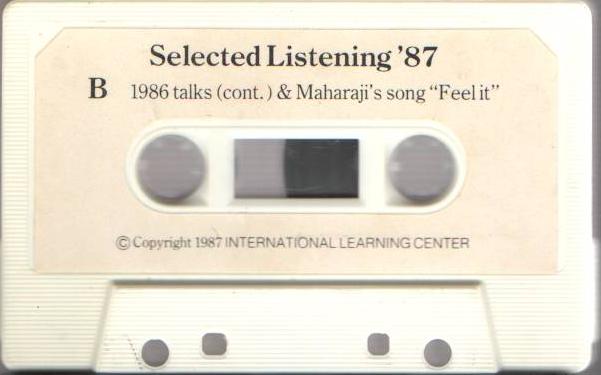Prem Rawat - Selected Listening '87