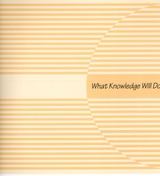 what_knowledge_will_do