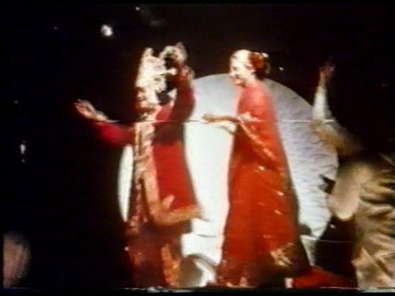 Maharaji and Durga Ji dance at Hans Jayanti 1974